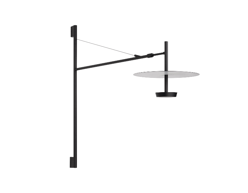 Светильник SP-CAMPANA-WALL-L1450-9W Warm3000 (BK, 130 deg, 230V, TELESCOPIC) (Arlight, IP20 Металл, 5 лет)