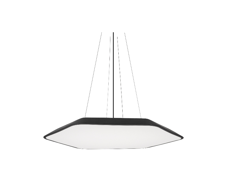 Светильник SP-TIARA-SLIM-HANG-H50-L800x720-75W Day4000 (BK, 160 deg, 230V) IP33 (Arlight, Металл)