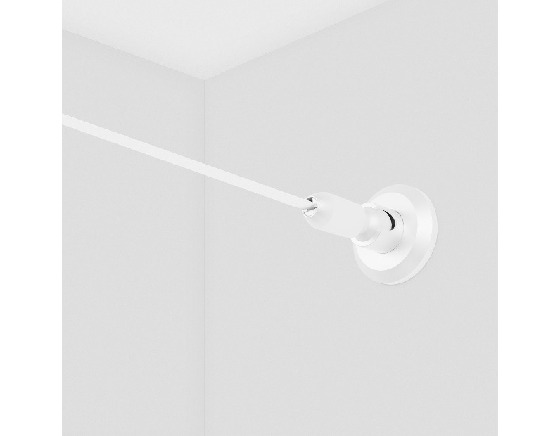 Лента-трос STINGRAY-R2-RT-A120 24V WHITE Day4000 (9.6 W/m, IP20, 5m) (Arlight, Сталь+Алюминий)