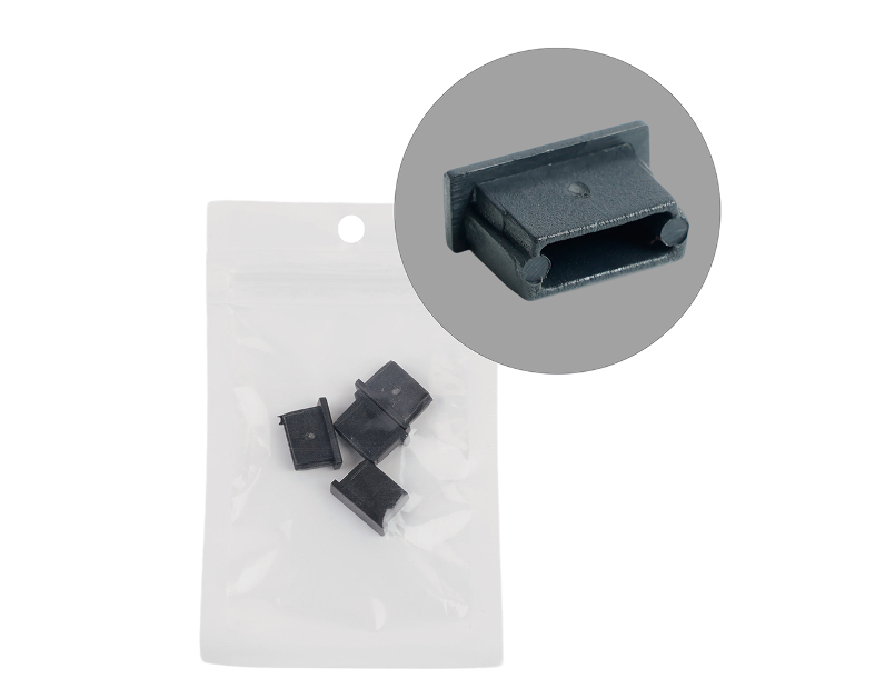 Заглушка без отверстия для профиля CAB251, LD376 (комплект 4шт)