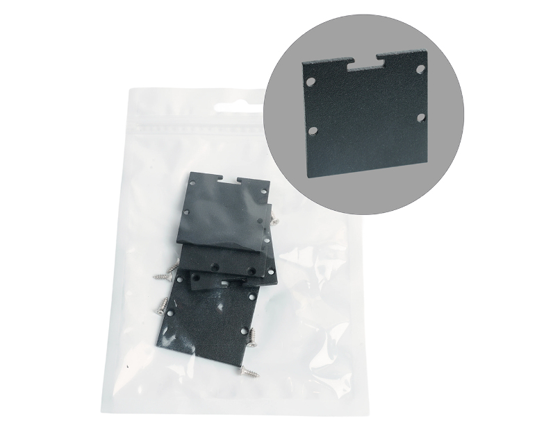 Заглушка без отверстия для профиля CAB256,  LD352 (комплект 4шт)