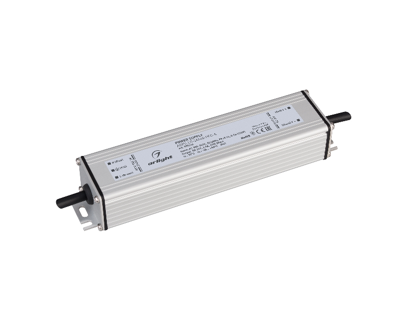 Блок питания ARPV-LG-24060-PFC-A (24V, 2.5A, 60W) (Arlight, IP67 Металл, 5 лет)