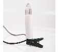 Гирлянда светодиодная Свечи 20м, темно-зеленый ПВХ, 100 LED ТЕПЛЫЙ БЕЛЫЙ, не соединяется NEON-NIGHT