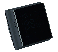 Терморегулятор Wi-Fi (механизм), STEKKER, 250В, 3500Вт, серия Эмили, RSW00-5119-05, черный уголь, soft touch