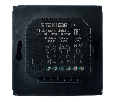 Терморегулятор Wi-Fi (механизм), STEKKER, 250В, 3500Вт, серия Эмили, RSW00-5119-05, черный уголь, soft touch