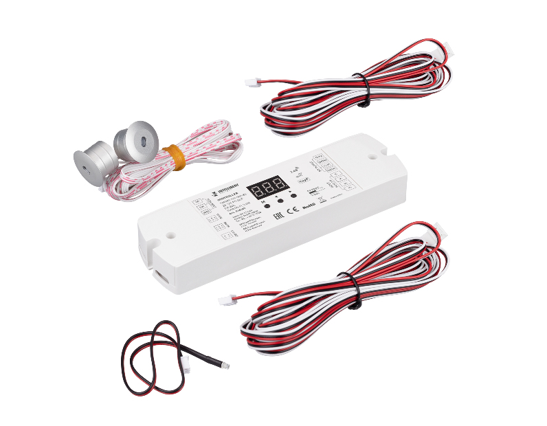 INTELLIGENT ARLIGHT Контроллер лестничный SMART-SPI-302-82-2G-SH-PS-SUF (12-24V, TUYA Wi-Fi, 2.4G) (IARL, IP20 Пластик, 5 лет)