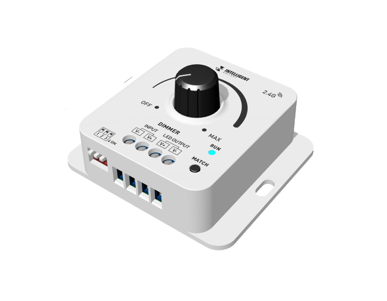 INTELLIGENT ARLIGHT Диммер SMART-PWM-101-32-DIM-SUF (12-48V, 1x8A, 2.4G) (IARL, IP20 Пластик, 5 лет)