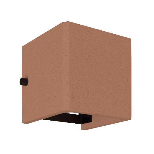 Светильник LGD-PERAN-WALL-S120x120-6W Warm3000 (Biege red, 0-80 deg, 230V) (Arlight, IP65 Бетон, 3 года) 061761
