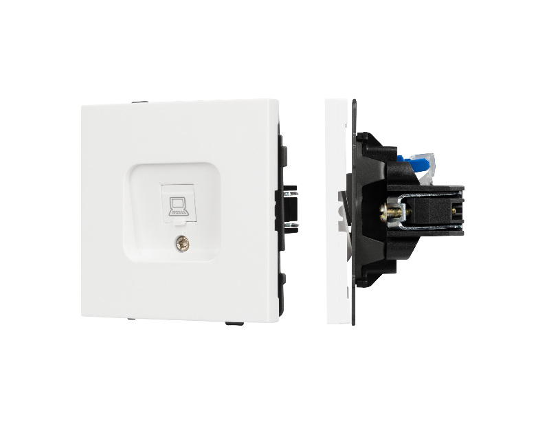 Механизм компьютерной розетки SCT-TENDO-MPC1-SFPL-WH (RJ-45, CAT6) (Arlight, -)