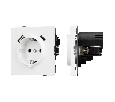 Механизм розетки с USB зарядкой SCT-TENDO-MUAC-PL-WH (230V, 16A) (Arlight, -)