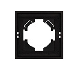 Рамка пластиковая FRM-TENDO-PL-1-BK (Arlight, -)