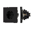 Механизм электрической розетки SCT-TENDO-MEU1-SFPL-BK (230V, 16A) (Arlight, -)