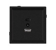Механизм USB розетки SCT-TENDO-MUAC-SFPL-BK (5V, 3A, QC3) (Arlight, -)