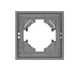 Рамка пластиковая FRM-TENDO-PL-1-GR (Arlight, -)