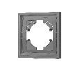 Рамка пластиковая FRM-TENDO-PL-1-GR (Arlight, -)