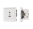 Механизм USB розетки SCT-TENDO-MUAC-PL-WH (5V, 3A, QC3) (Arlight, -)