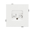 Механизм компьютерной розетки двойной SCT-TENDO-MPC2-SFPL-WH (RJ-45, CAT6) (Arlight, -)