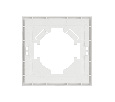 Рамка пластиковая FRM-TENDO-SFPL-1-WH (Arlight, -)