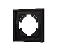 Рамка пластиковая FRM-TENDO-SFPL-1-BK (Arlight, -)
