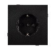 Механизм электрической розетки SCT-TENDO-MEU1-PL-BK (230V, 16A) (Arlight, -)