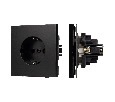 Механизм электрической розетки SCT-TENDO-MEU1-PL-BK (230V, 16A) (Arlight, -)