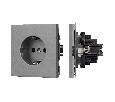 Механизм электрической розетки SCT-TENDO-MEU1-PL-GR (230V, 16A) (Arlight, -)