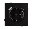 Механизм розетки с USB зарядкой SCT-TENDO-MUAC-PL-BK (230V, 16A) (Arlight, -)