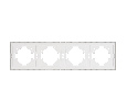 Рамка пластиковая FRM-TENDO-SFPL-4-GD (Arlight, -)