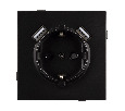 Механизм розетки с USB зарядкой SCT-TENDO-MUAA-PL-BK (230V, 16A) (Arlight, -)
