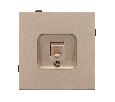 Механизм компьютерной розетки SCT-TENDO-MPC1-PL-GD (RJ-45, CAT6) (Arlight, -)