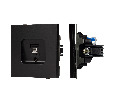 Механизм компьютерной розетки SCT-TENDO-MPC1-PL-BK (RJ-45, CAT6) (Arlight, -)