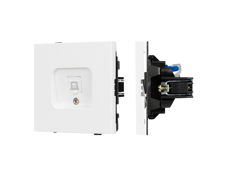 Механизм компьютерной розетки SCT-TENDO-MPC1-PL-WH (RJ-45, CAT6) (Arlight, -)