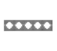 Рамка пластиковая FRM-TENDO-PL-5-GR (Arlight, -)