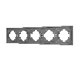Рамка пластиковая FRM-TENDO-PL-5-GR (Arlight, -)