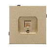 Механизм компьютерной розетки SCT-TENDO-MPC1-SFPL-GD (RJ-45, CAT6) (Arlight, -)