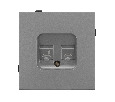 Механизм компьютерной розетки двойной SCT-TENDO-MPC2-PL-GR (RJ-45, CAT6) (Arlight, -)