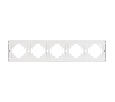 Рамка пластиковая FRM-TENDO-SFPL-5-WH (Arlight, -)
