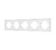 Рамка пластиковая FRM-TENDO-SFPL-5-WH (Arlight, -)
