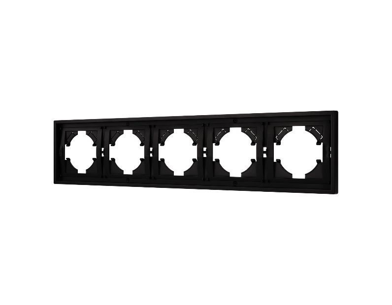 Рамка пластиковая FRM-TENDO-PL-5-BK (Arlight, -)