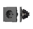 Механизм электрической розетки SCT-TENDO-MEU1-SFPL-GR (230V, 16A) (Arlight, -)