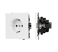 Механизм электрической розетки SCT-TENDO-MEU1-PL-WH (230V, 16A) (Arlight, -)