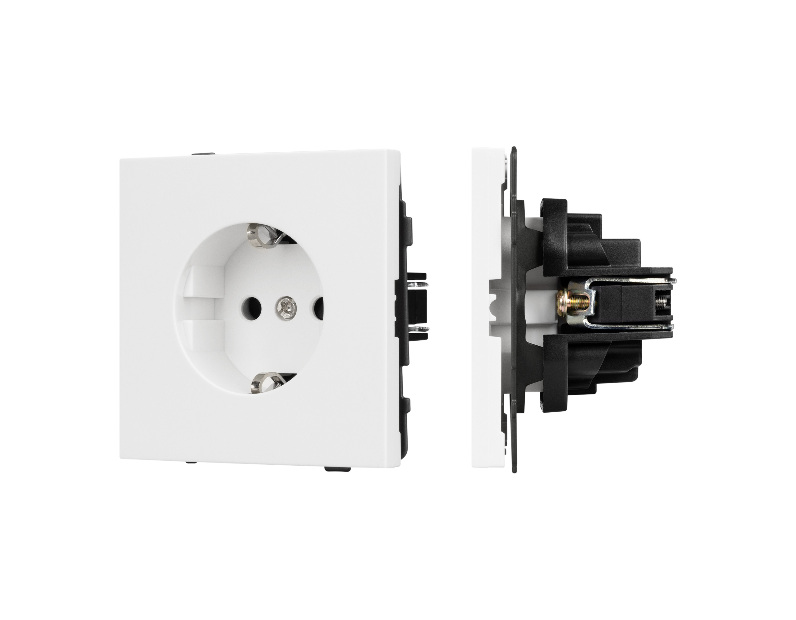 Механизм электрической розетки SCT-TENDO-MEU1-PL-WH (230V, 16A) (Arlight, -)