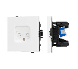 Механизм компьютерной розетки двойной SCT-TENDO-MPC2-PL-WH (RJ-45, CAT6) (Arlight, -)