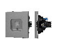 Механизм компьютерной розетки SCT-TENDO-MPC1-PL-GR (RJ-45, CAT6) (Arlight, -)