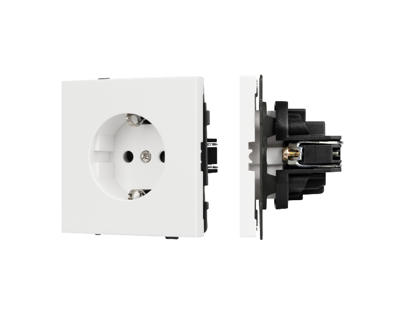 Механизм электрической розетки SCT-TENDO-MEU1-SFPL-WH (230V, 16A) (Arlight, -)