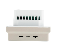 Терморегулятор Wi-Fi (механизм), STEKKER, 250В, 3500Вт, серия Эмили, RSW00-5119-08, кашемир, soft touch