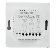 Терморегулятор Wi-Fi (механизм), STEKKER, 250В, 3500Вт, серия Эмили, RSW00-5119-01, белый фарфор, soft touch