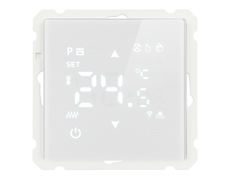 Терморегулятор Wi-Fi (механизм), STEKKER, 250В, 3500Вт, серия Катрин, GLS00-7119-01, белый