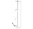 Торшер Arte Lamp Sceptrum A1822PN-1BK
