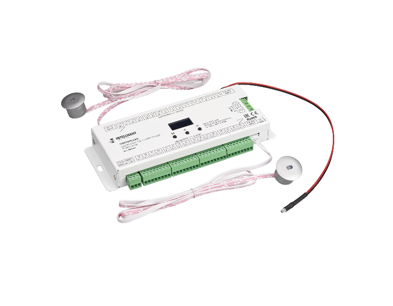 INTELLIGENT ARLIGHT Контроллер лестничный SMART-PWM-132-83-DIM-PS-SUF (5-24V, 32x1A) (IARL, IP20 Металл, 5 лет)